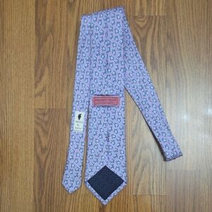 Vineyard Vines By Shep & Ian Silk Tie Turtle Graphic Dress Necktie